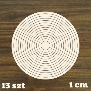 Baza makrama łapacz snów drewniana obręcz koło 13szt