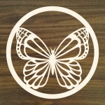 Makrama Łapacz snów baza koło motyl 30cm