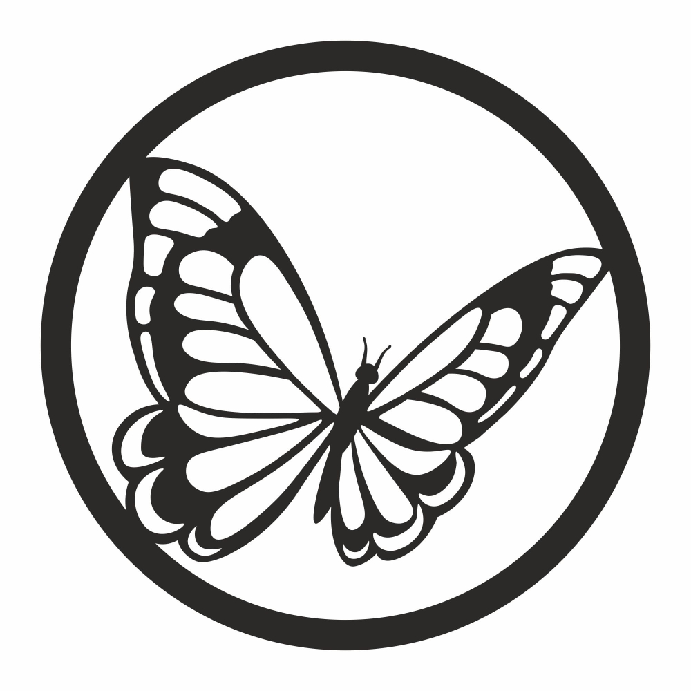 Makrama łapacz snów baza koło czarny motyl v2 30cm.jpg