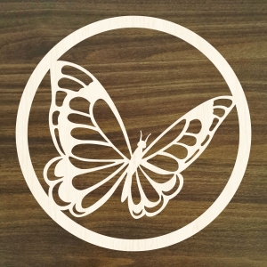 Makrama Łapacz snów baza koło motylek 30cm