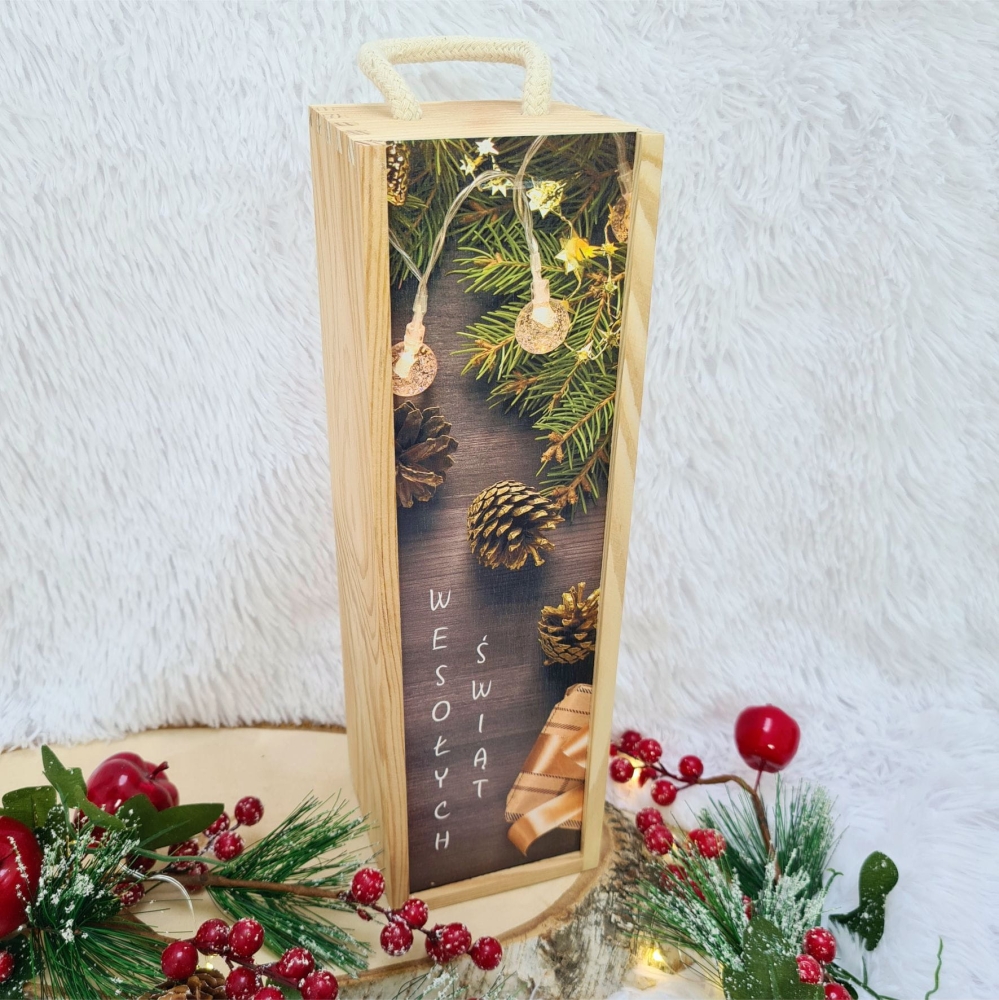 Skrzynka na wino alkohol Boże Narodzenie Prezent 4.4.jpg