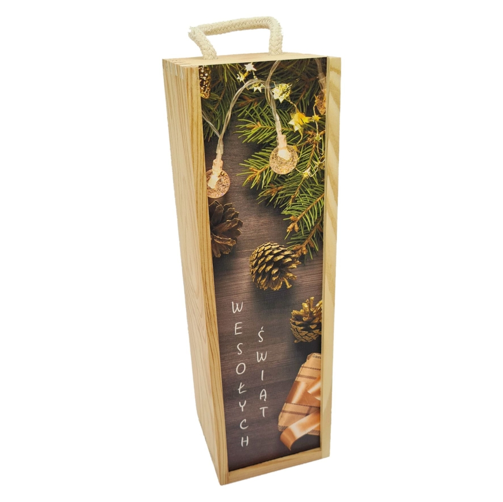 Skrzynka na wino alkohol Boże Narodzenie Prezent 4.jpg