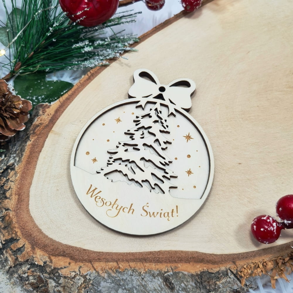 Drewniana BOMBKA z Imieniem Choinka 1.jpg