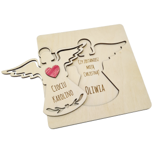 Zapytanie do chrzestnych ażurowy anioł wyjmowany