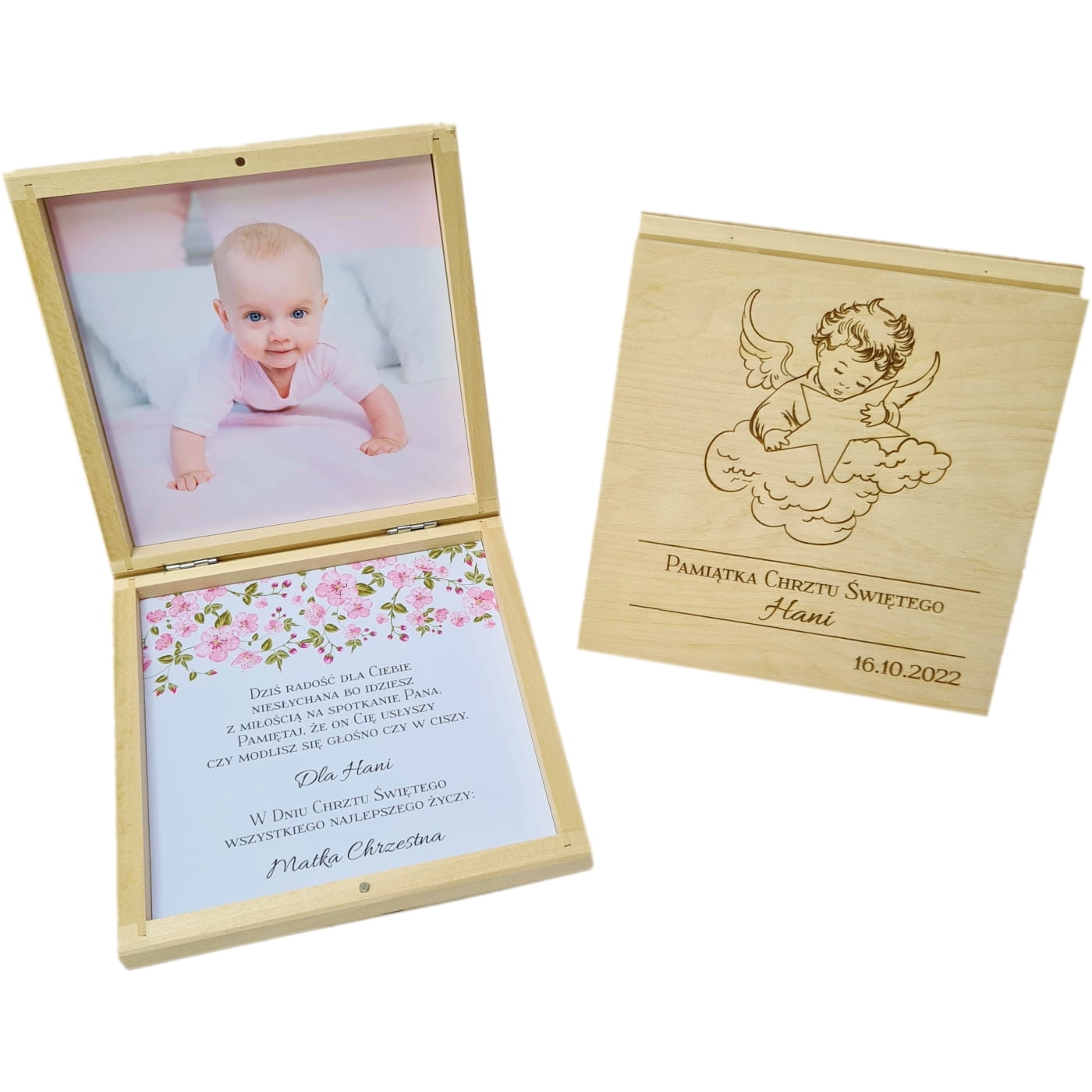 Pamiątka Chrztu Świętego pudełko na pieniądze dla chłopca i dziewczynki grawerowane.jpg