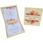 Podziękowanie dla Rodziców Chrzestnych pudełko ze zdjęciem 8 wzorów