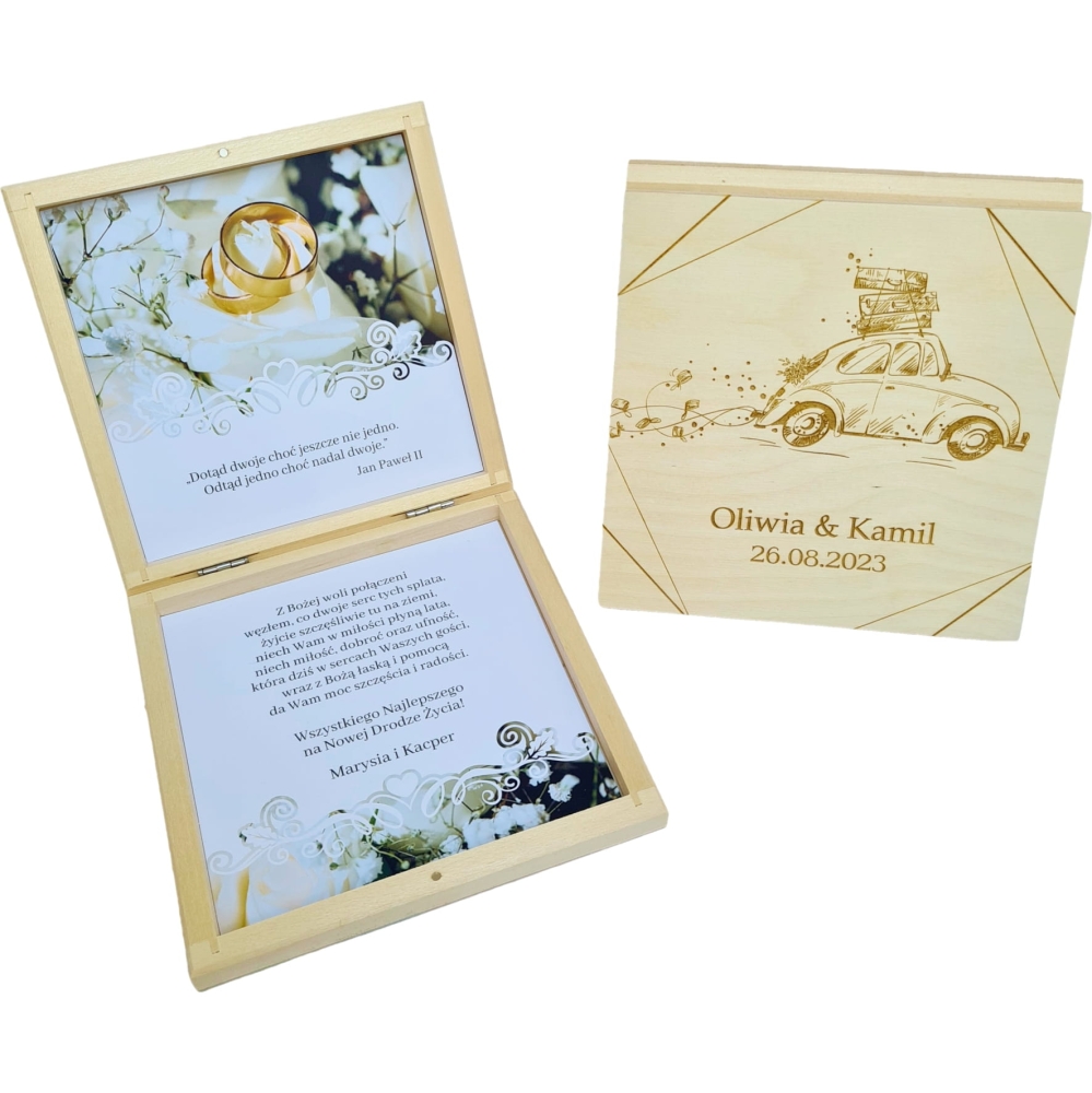 Prezent na ślub pudełko na pieniądze gotówkę prezent dla pary młodej wz8.jpg