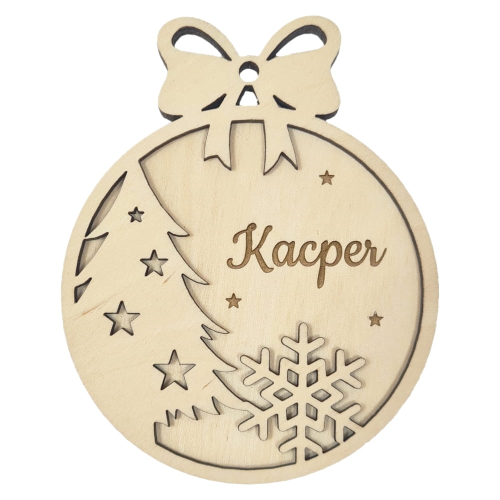 drewniana bombka imię sklejka śnieżynka i renifer.jpg