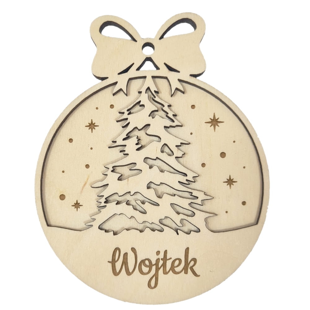 drewniana bombka z imieniem choinka boże narodzenie ozdoba.jpg
