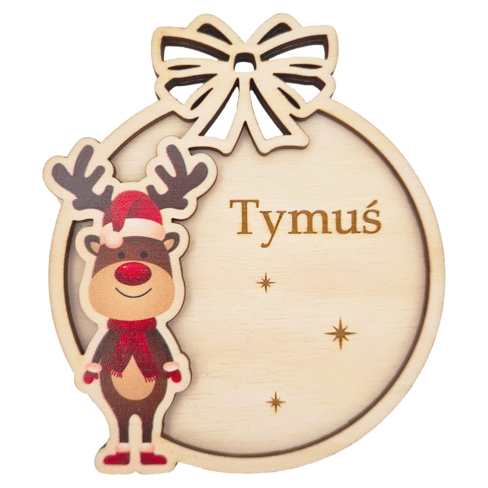 drewniana bombka z imieniem renifer kolor.jpg