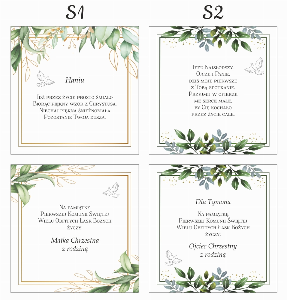 Pamiątka komunijna pudełko na różaniec przykładowe życzenia komunijne s1-s2.jpg