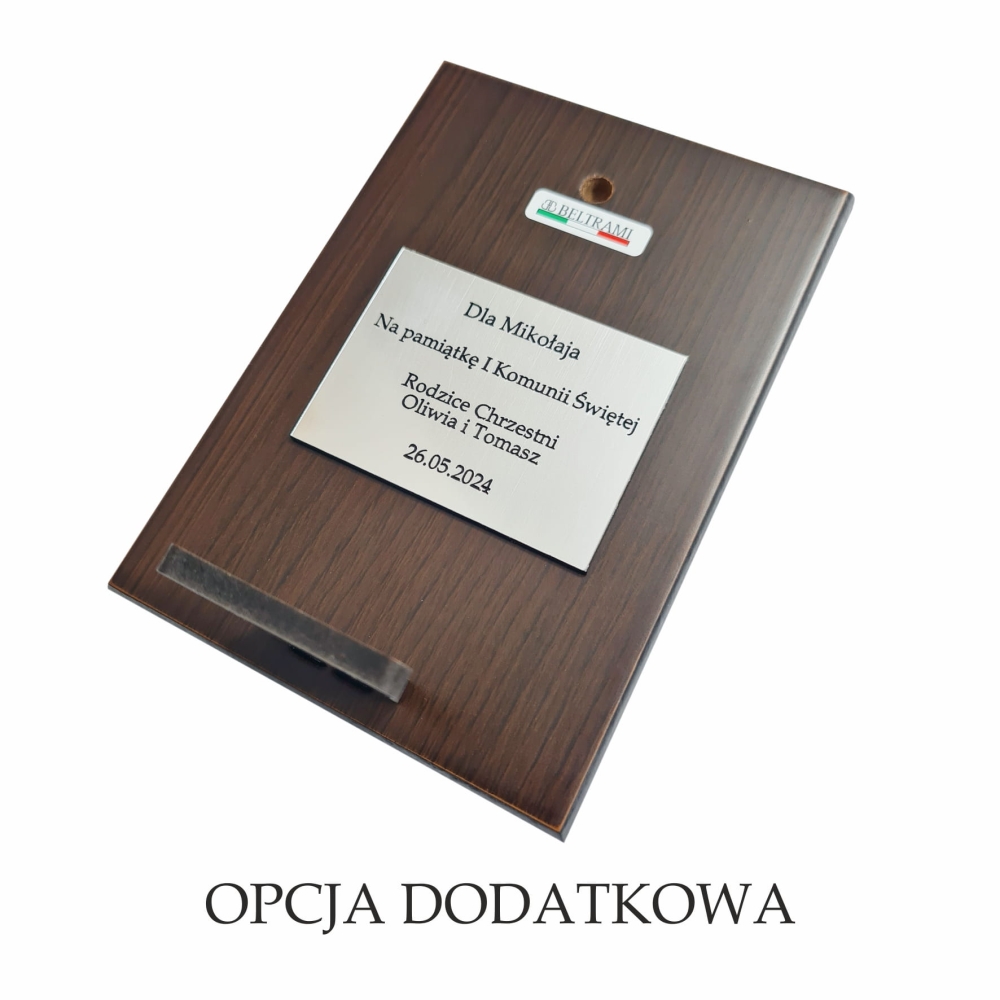 Grawer na odwrocie srebrnego obrazka na I Komunię Świętą opcja dodatkowa.jpg