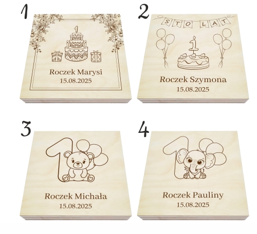 Prezent na roczek grawerowana pamiątka pudełko na pieniądze ze zdjęciem 1-4NEW.jpg