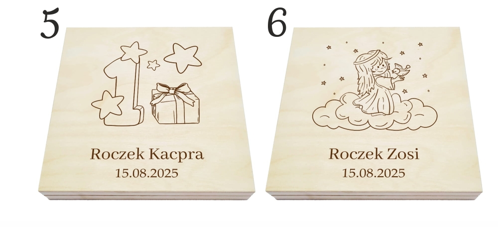 Prezent na roczek grawerowana pamiątka pudełko na pieniądze ze zdjęciem 5-8NEW.jpg