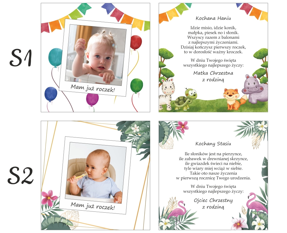 Prezent na roczek pamiątka pudełko na banknoty ze zdjęciem S1iS2 .jpg