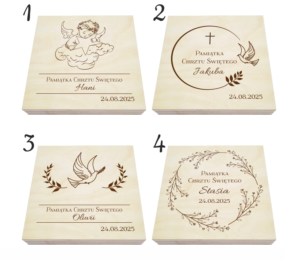 Pamiątka Chrztu Świętego pudełko na pieniądze dla chłopca i dziewczynki grawer 1-4.jpg