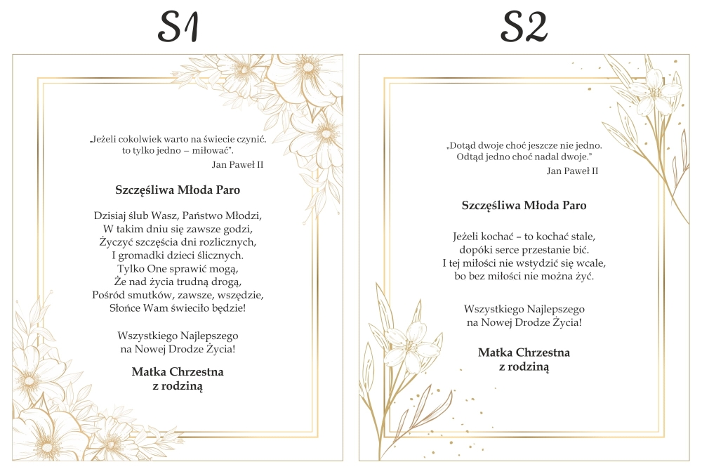 Prezent ślubny od matki Chrzestnej srebrny obrazek zestaw pudełko na pieniądze dla Młodej Pary s1 i s2.jpg