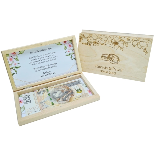 Grawerowane pudełko na pieniądze banknoty na ślub P.jpg
