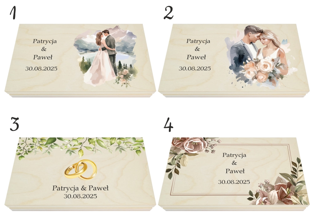 Prezent ślubny pudełko personalizowane na pieniądze dla Młodej Pary kolor 1-4.jpg