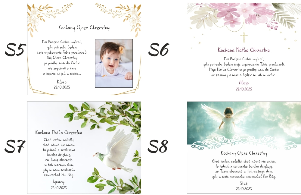 Prezent dla Matki Chrzestnej Ojca Chrzestnego drewniane pudełko z imieniem data nadruk kolor personalizowanee.jpg