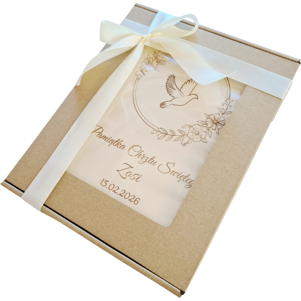 Zapakuj na Prezent Pamiątka Chrztu świętego zestaw biblia grawer.jpg