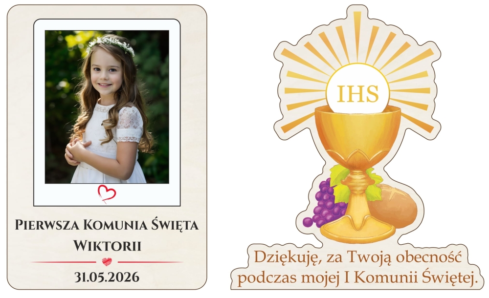 Podziękowanie dla Rodziców Chrestnych Babci Dziadka Gości magnes ze zdjęciem.jpg